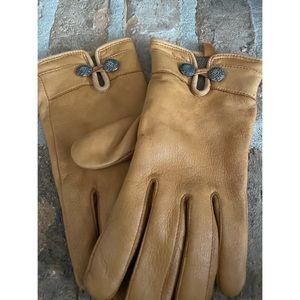 Tan Leather Women’s Gloves